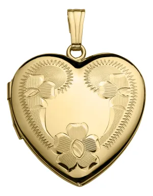 14K Gold Filled Heart Locket