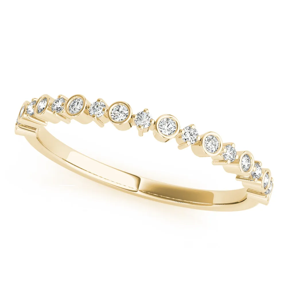 14K Ladies Wedding Band / Stackable / Ring