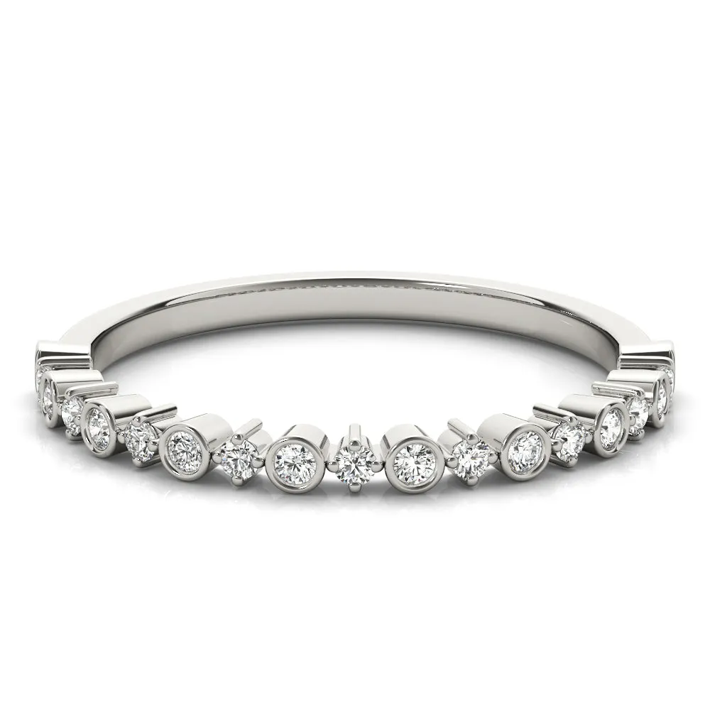 14K Ladies Wedding Band / Stackable / Ring