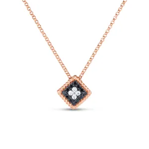 18K Palazzo Ducale Black and White Diamond Small Pendant