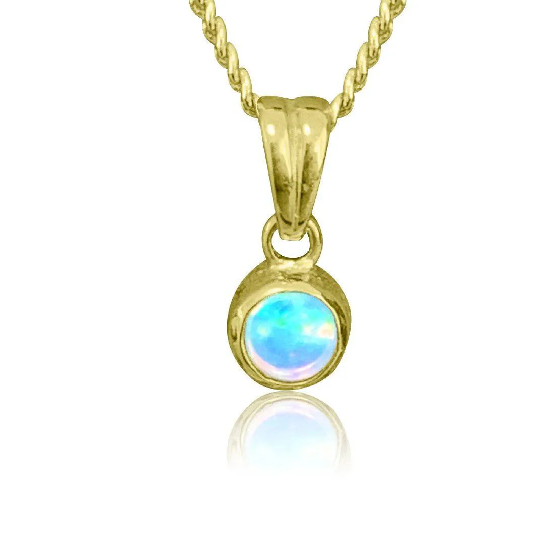 18kt Yellow Gold Opal pendant