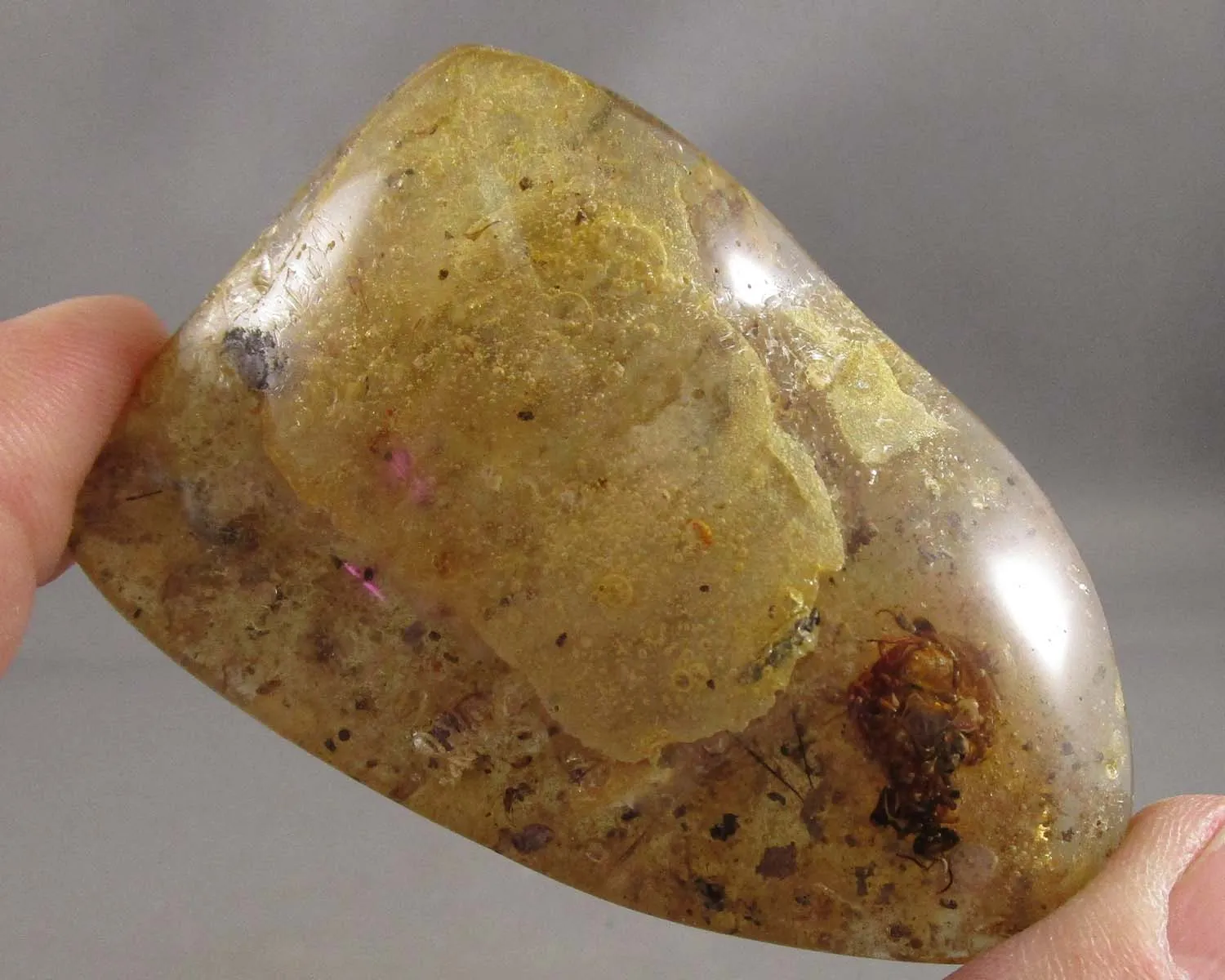 25% OFF!  Polished Amber Madagascar 1pc B115-5