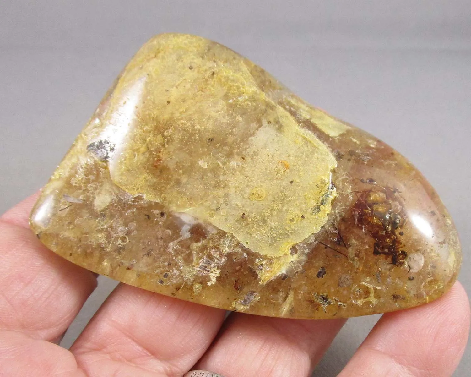 25% OFF!  Polished Amber Madagascar 1pc B115-5