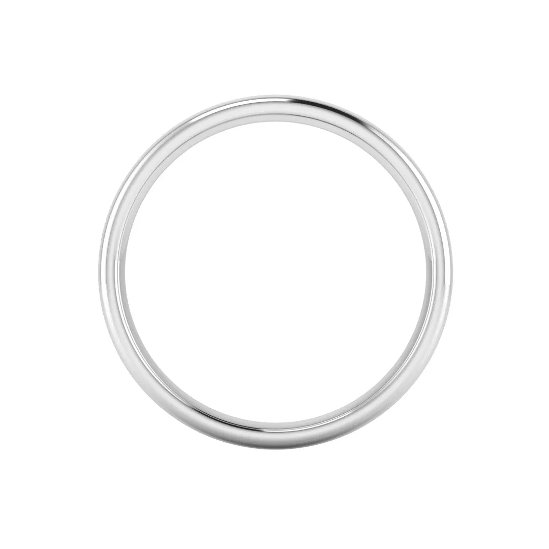 3.5mm Band Classic Soft Court Wedding Ring