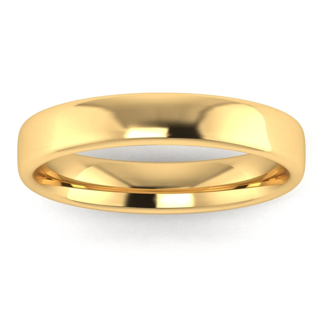 3.5mm Band Classic Soft Court Wedding Ring