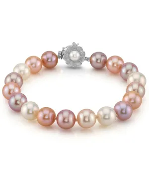 8.5-9.5mm Multicolor Freshwater Pearl Bracelet - AAA Quality