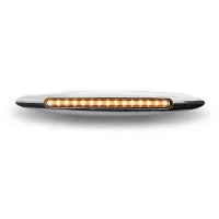 9" Slim Clear Amber LED Marker Light