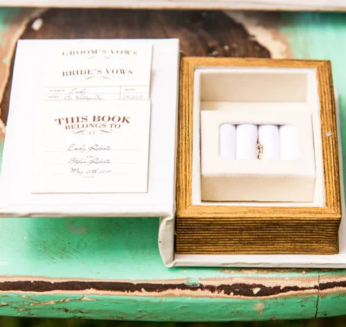 A Promise Made Wedding Ring & Vow Box