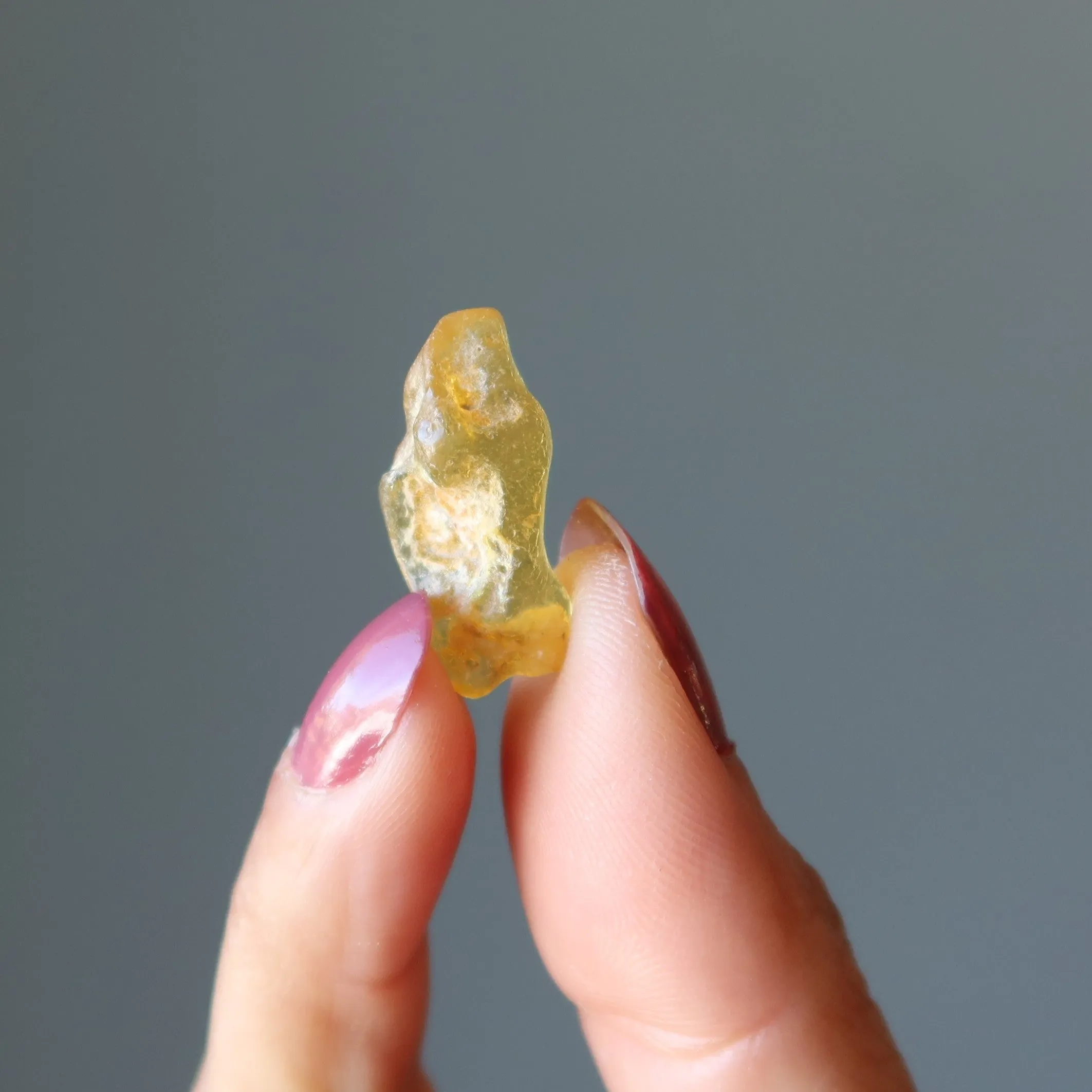 Amber Raw Crystal Set 3 Sunny Gems in Case