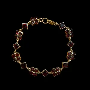 Antique Bohemian Garnet Bracelet