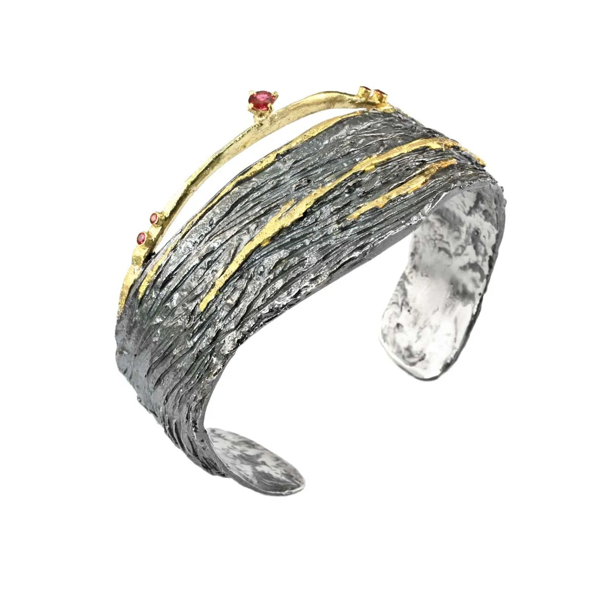 Apostolos Ruby Cuff Bracelet