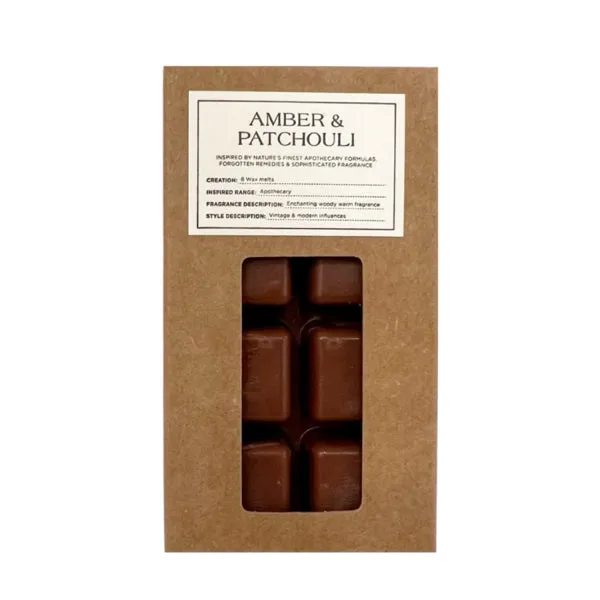 Apothecary Amber & Patchouli Wax Melts 8 Pack