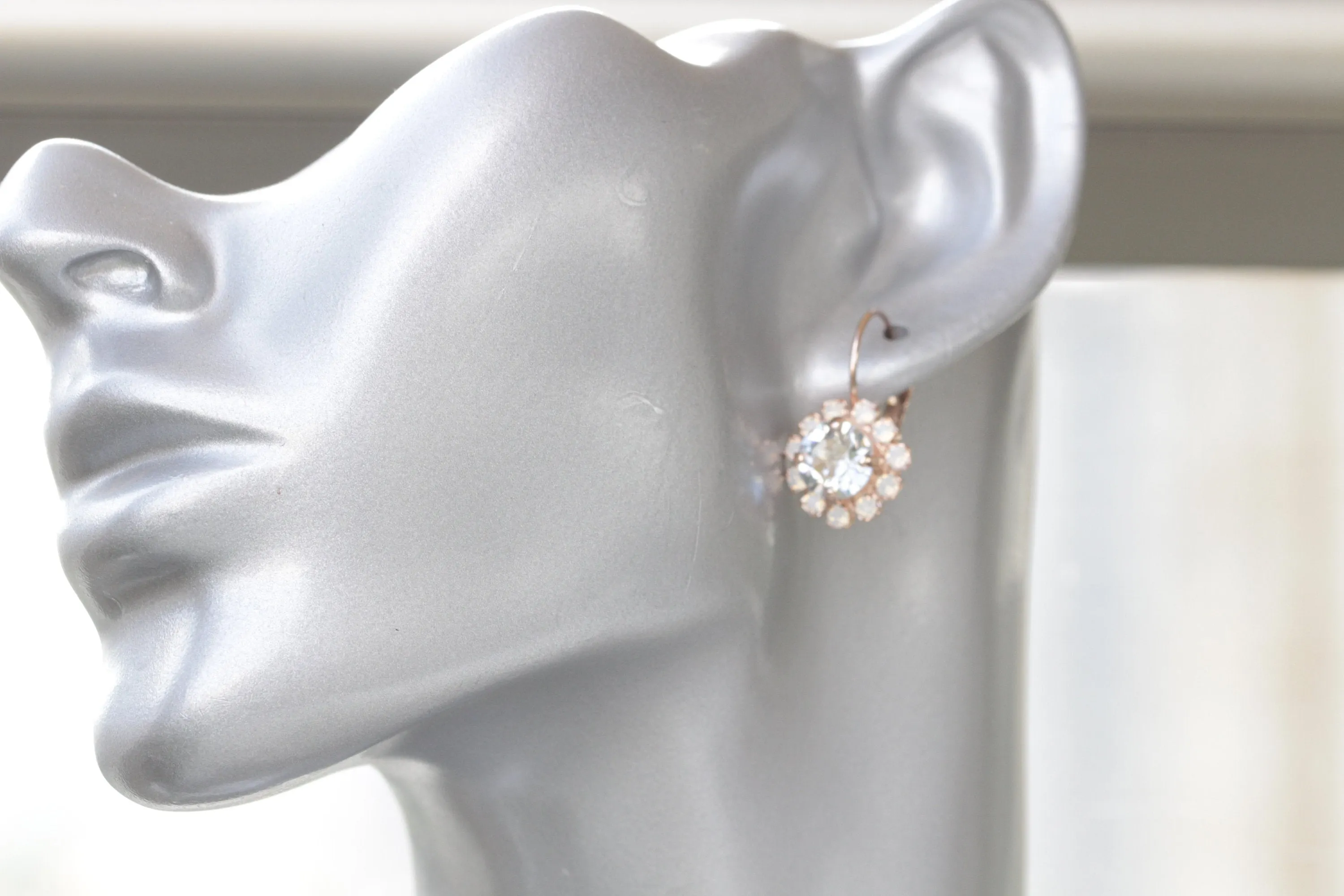 AQUAMARINE Bridesmaid EARRINGS