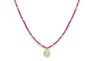 ARTEMIS PINK GEMSTONE NECKLACE