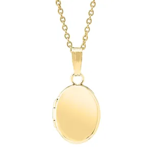 Baby 14K Gold Filled Oval Locket Necklace