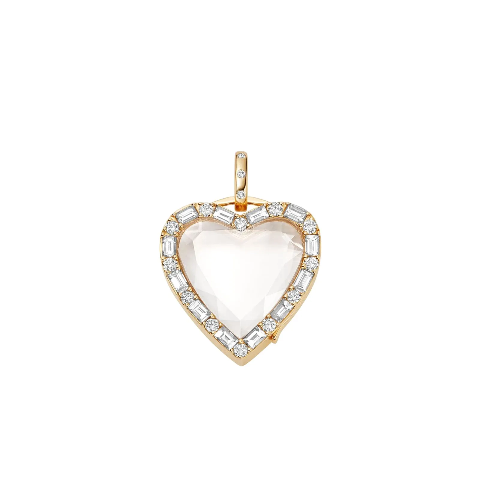 Baguette Diamond Amour Locket