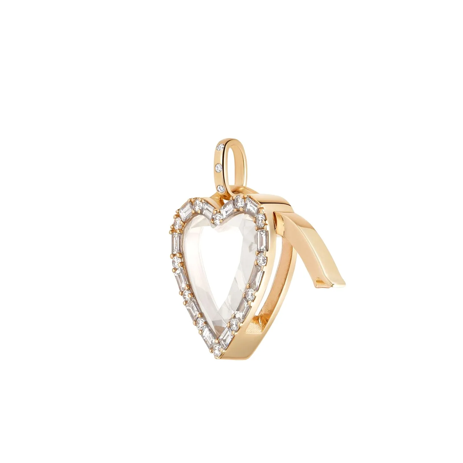 Baguette Diamond Amour Locket