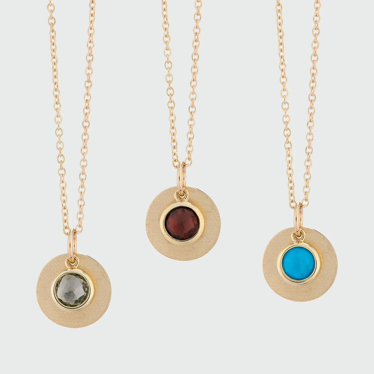 Bali 9ct Gold Birthstone Necklace