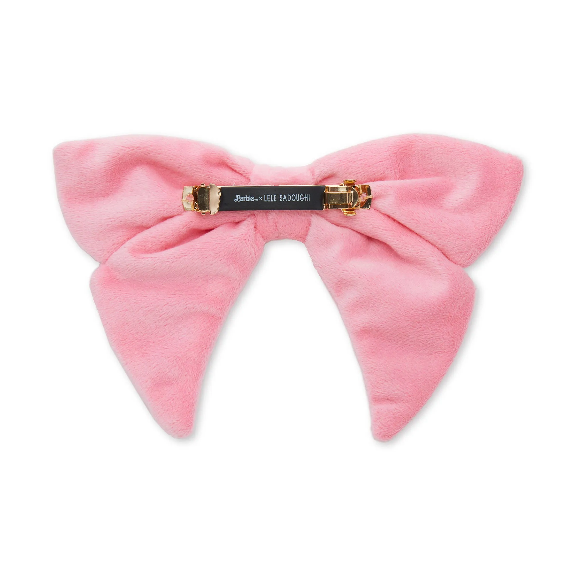 BARBIE™ X LELE SADOUGHI LIPSTICK PINK CHARMS BOW BARRETTE