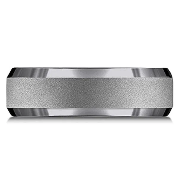 Benchmark Tantalum Powder Coated Satin Finish Wedding Band