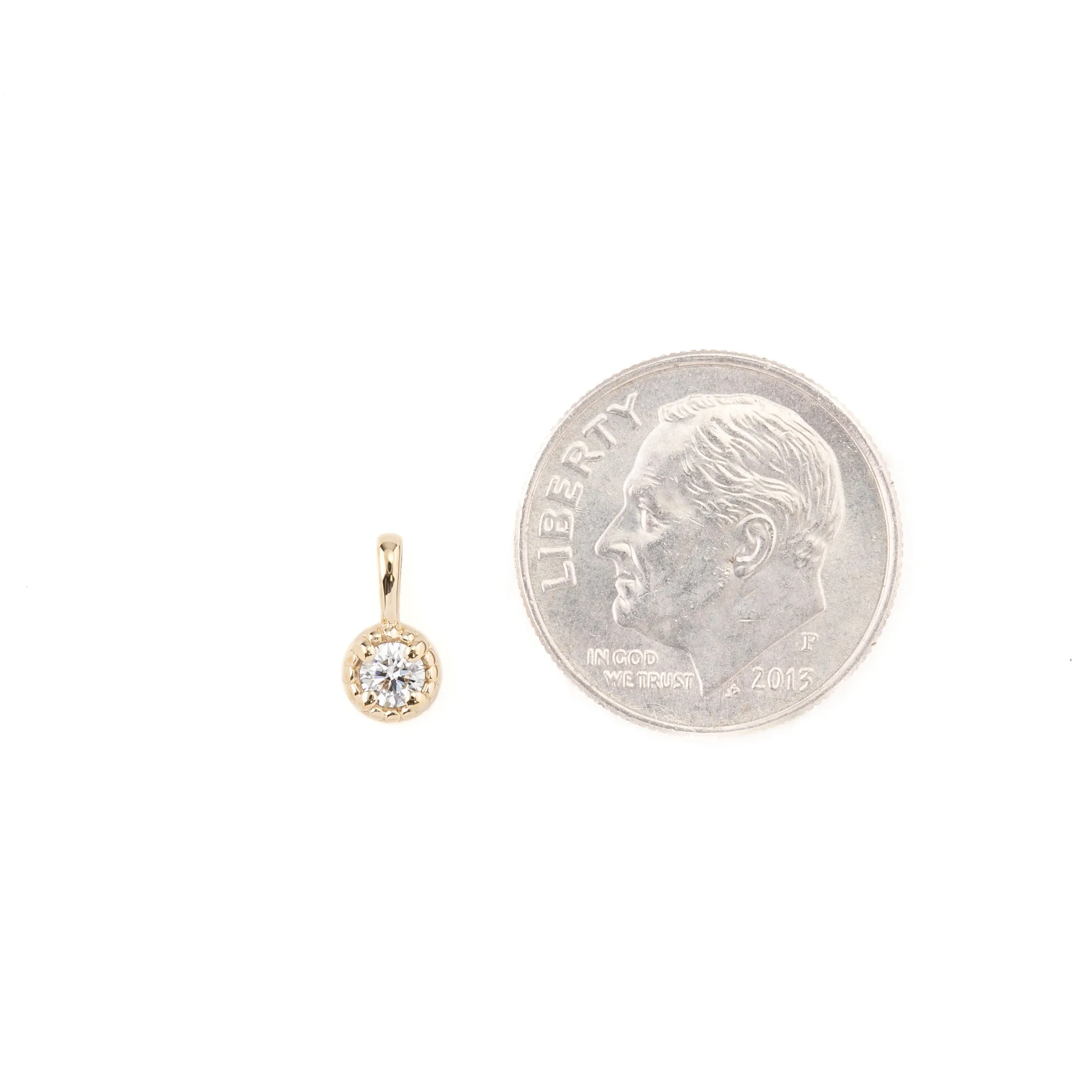 Birthstone 3.0mm Dahlia Charm