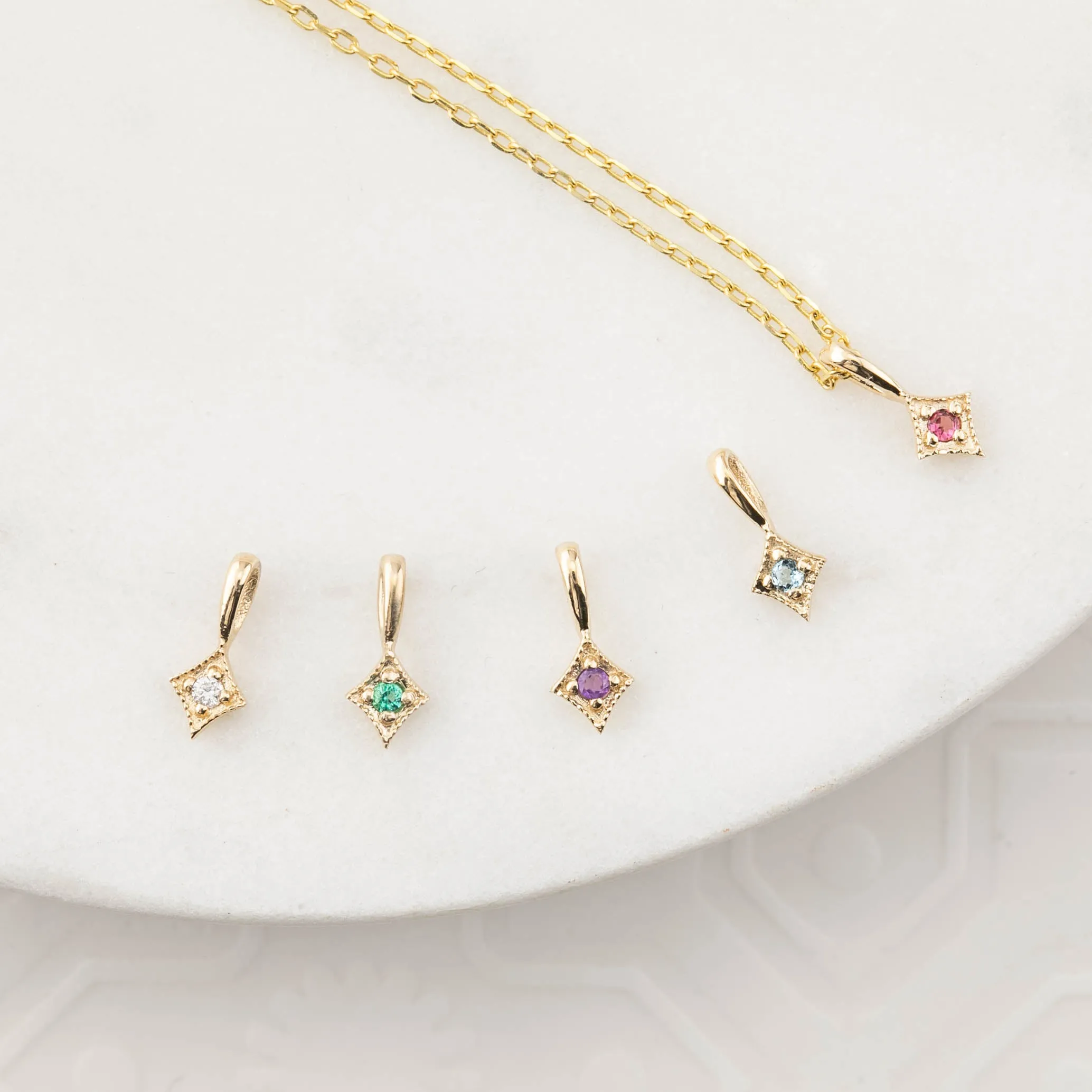 Birthstone Star Necklace