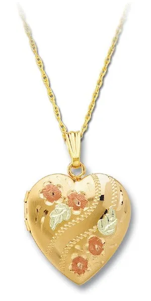 Black Hills Gold Heart Locket