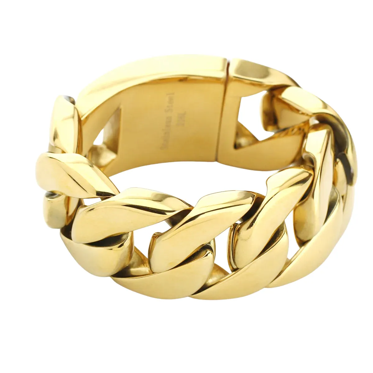 Bold Gold Chain Bracelet by Artizan Joyeria