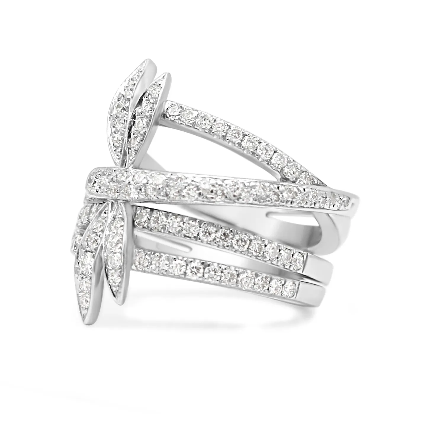 Boodles Diamond Dragonfly Ring - 18ct White Gold