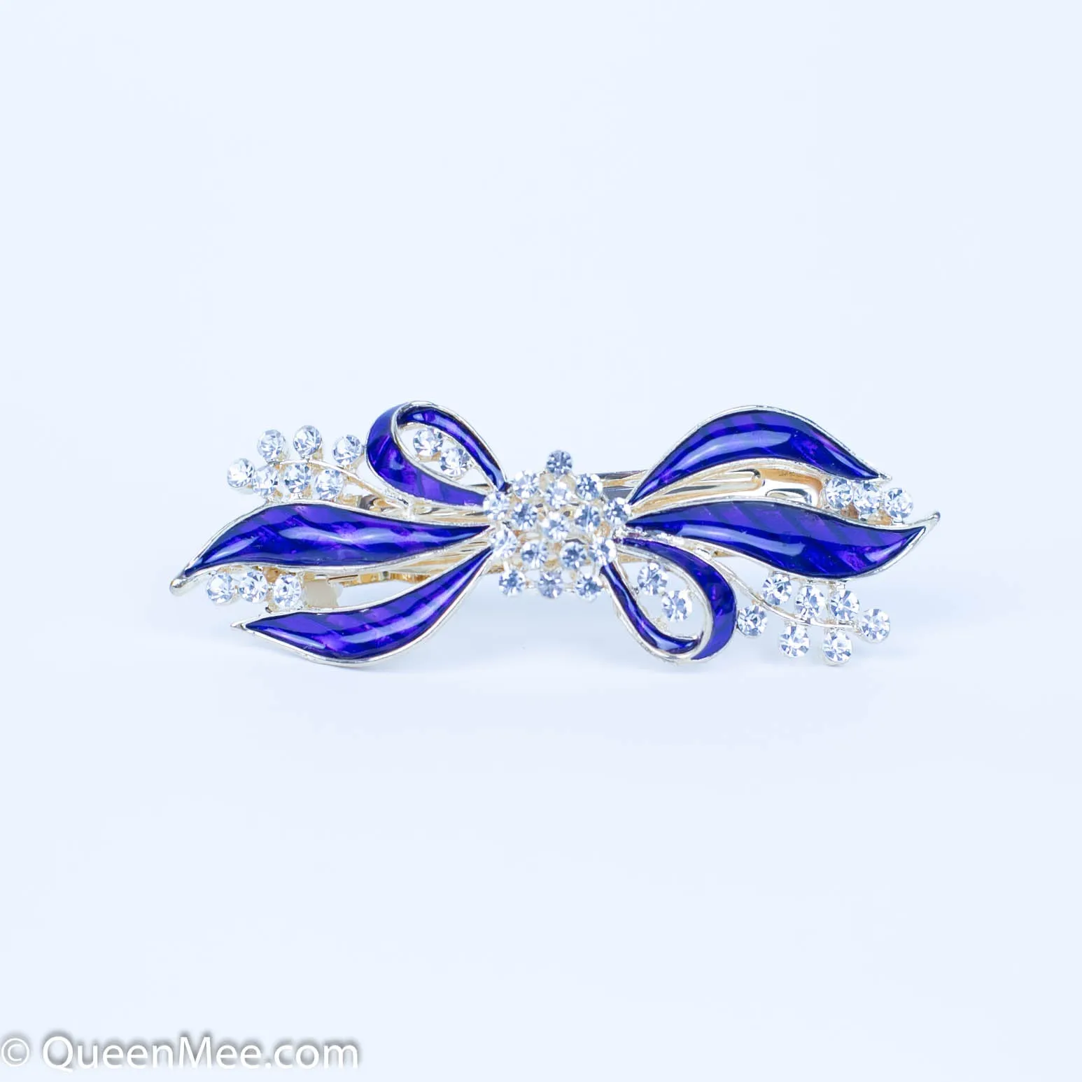 Bow Hair Clip with Diamante