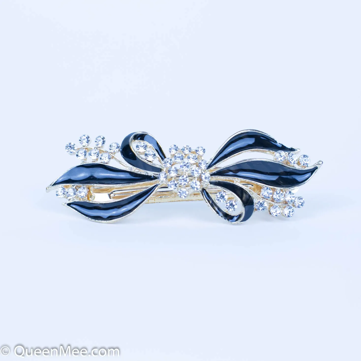 Bow Hair Clip with Diamante