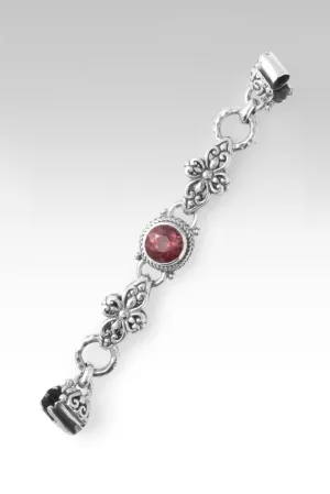 Bracelet Component™ in Malaia Garnet