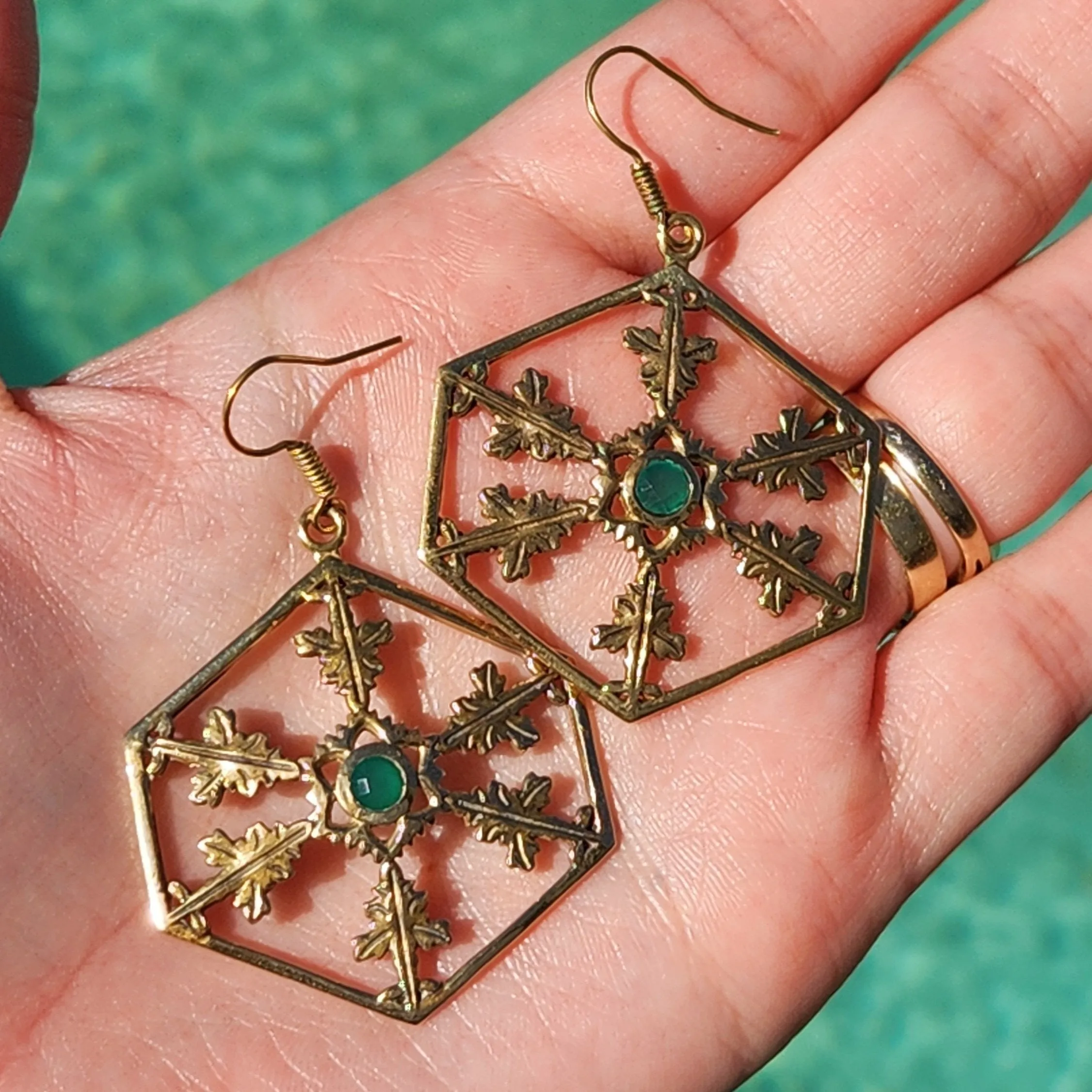 Brass Earrings