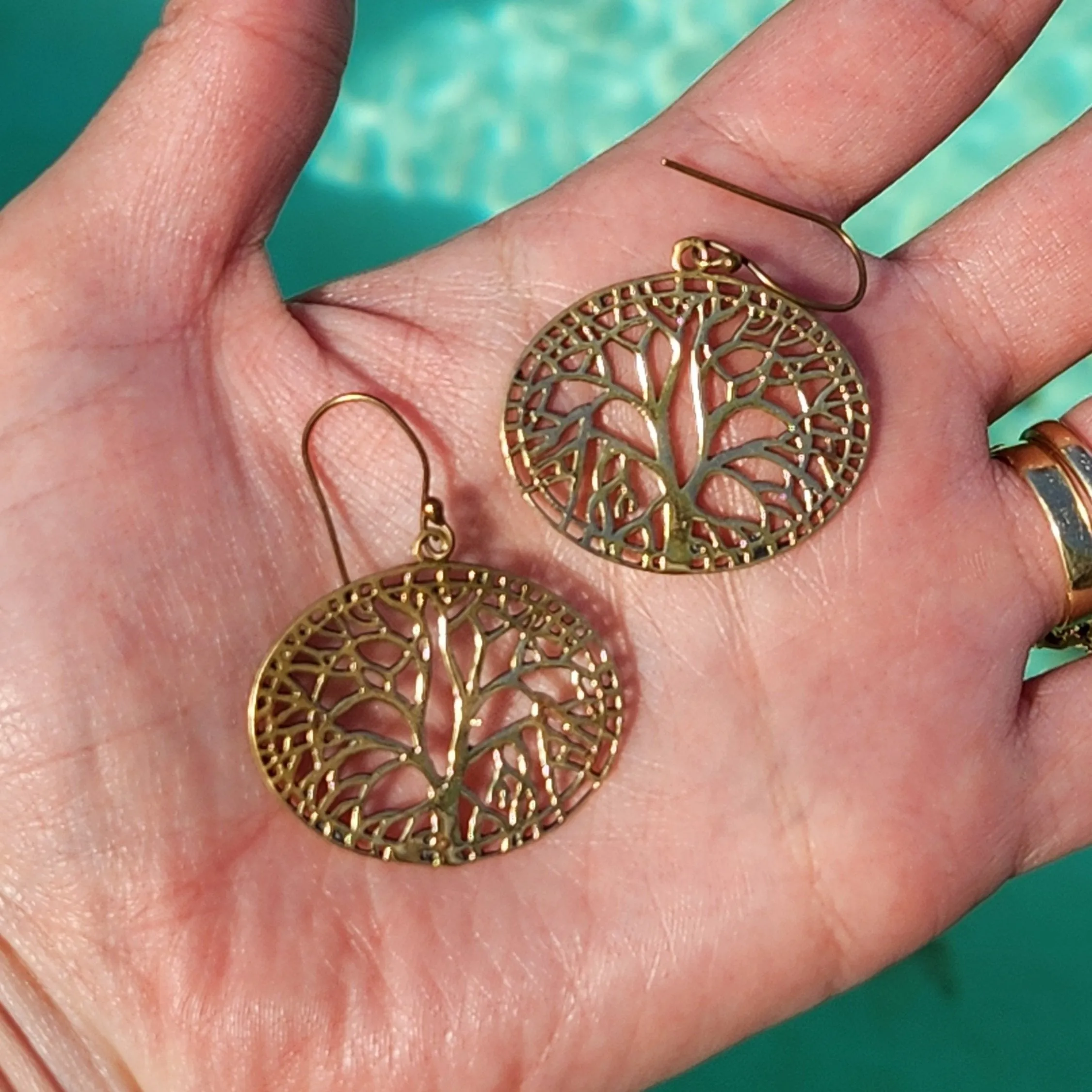 Brass Earrings