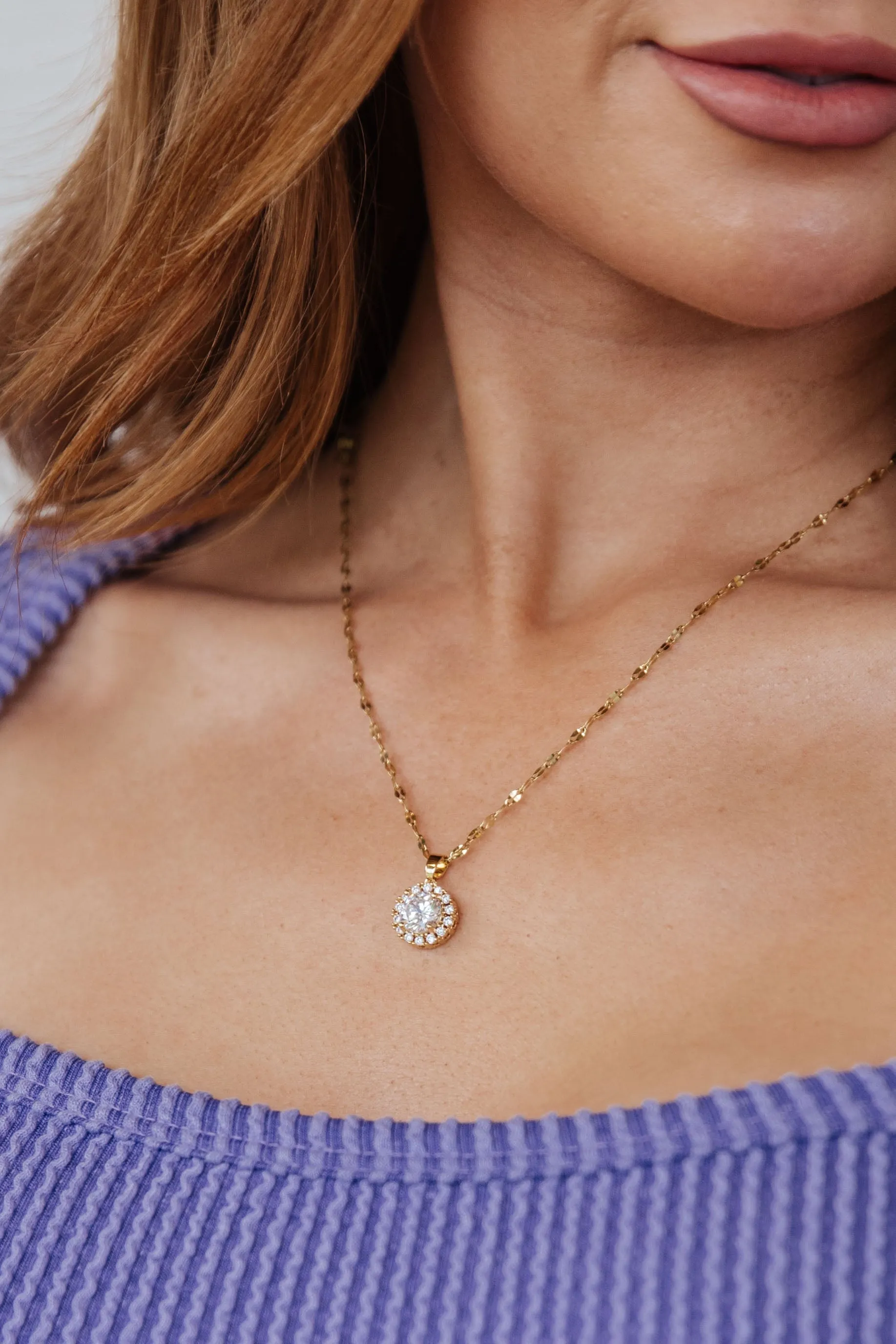 Bright Delight Pendant Necklace - 18K Gold