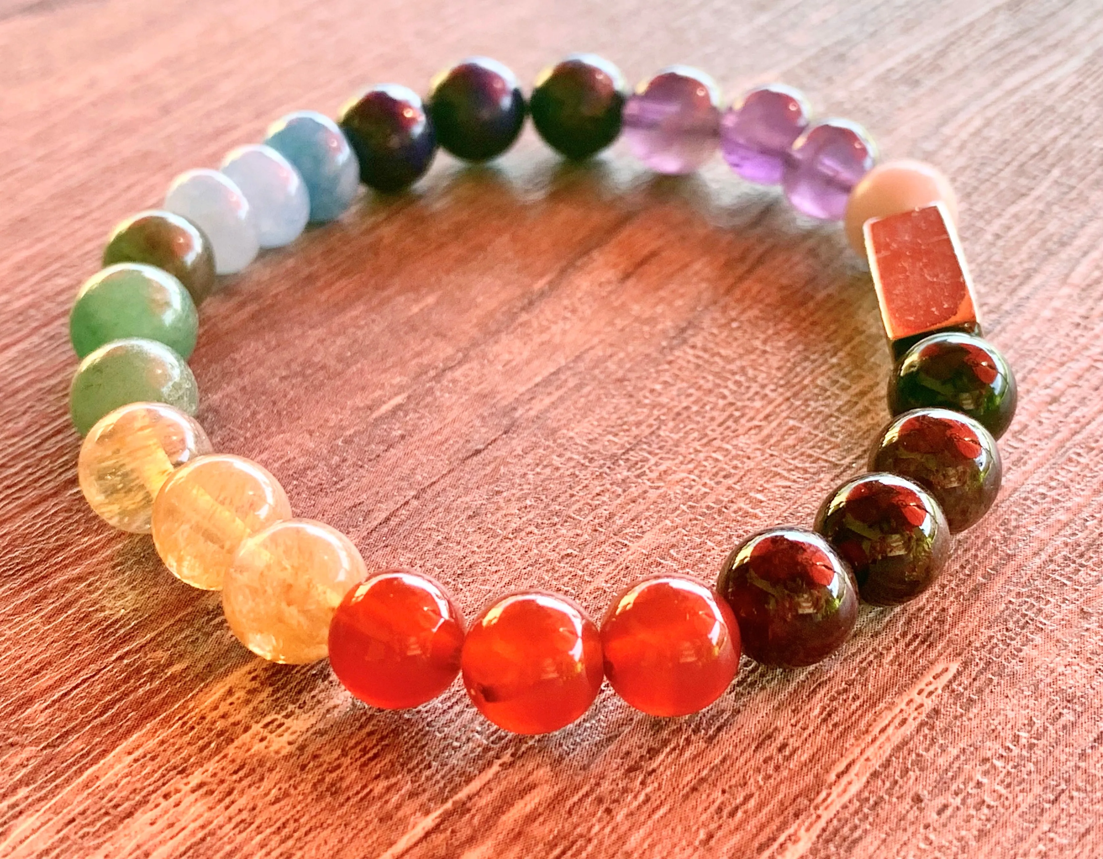 Chakra Handmade Mixed Gemstone Bracelet