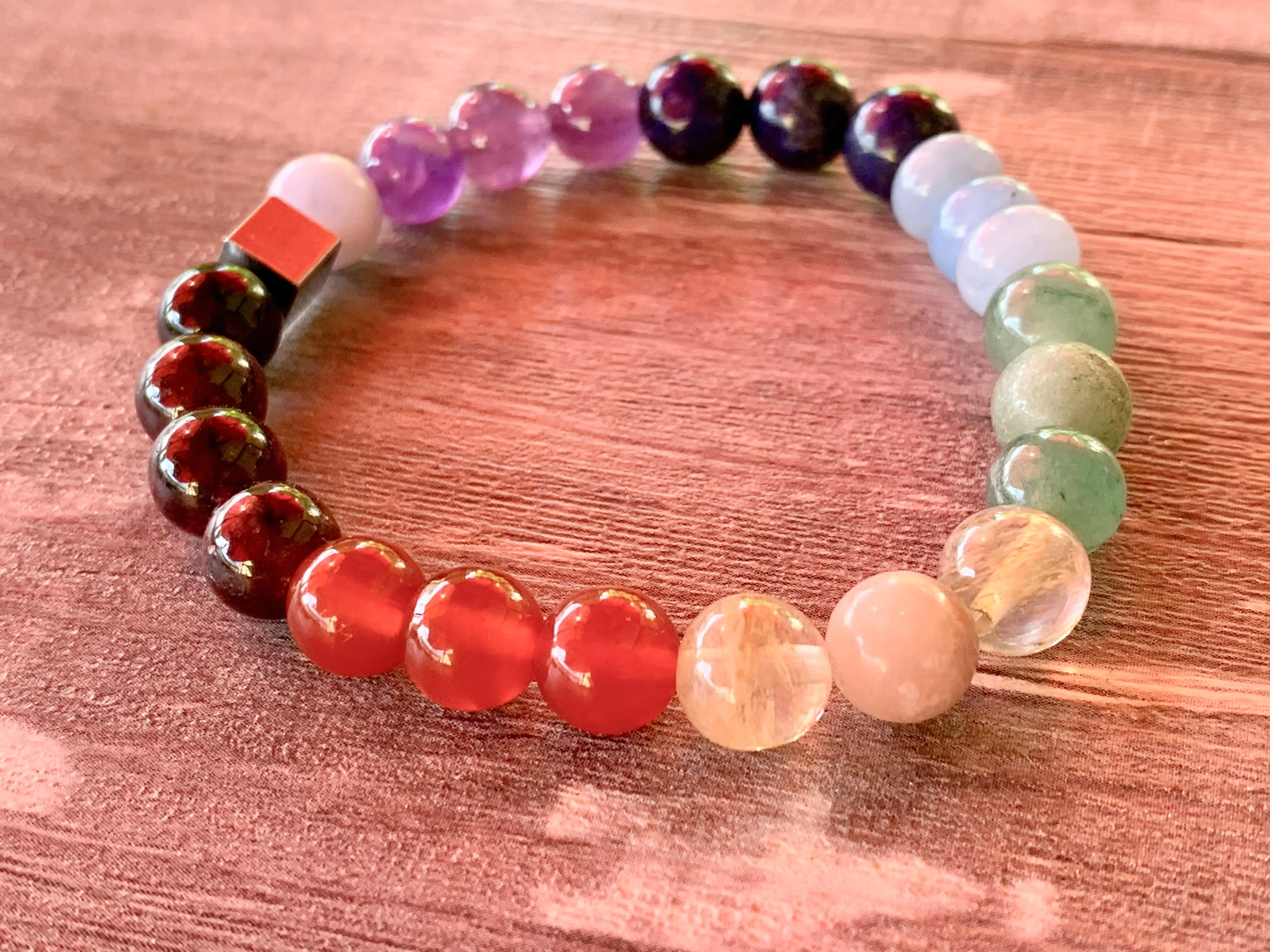 Chakra Handmade Mixed Gemstone Bracelet