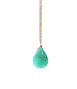 Chrysoprase Pendant Necklace