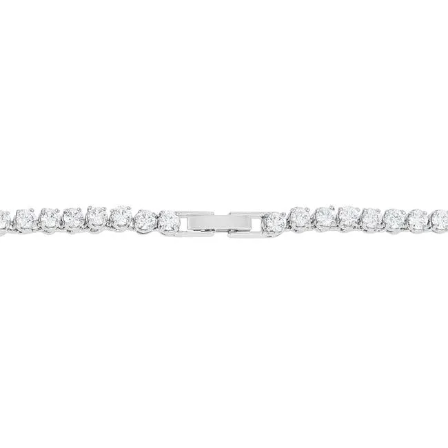 Cloris Graduated Cubic Zirconia Necklace | 50ct