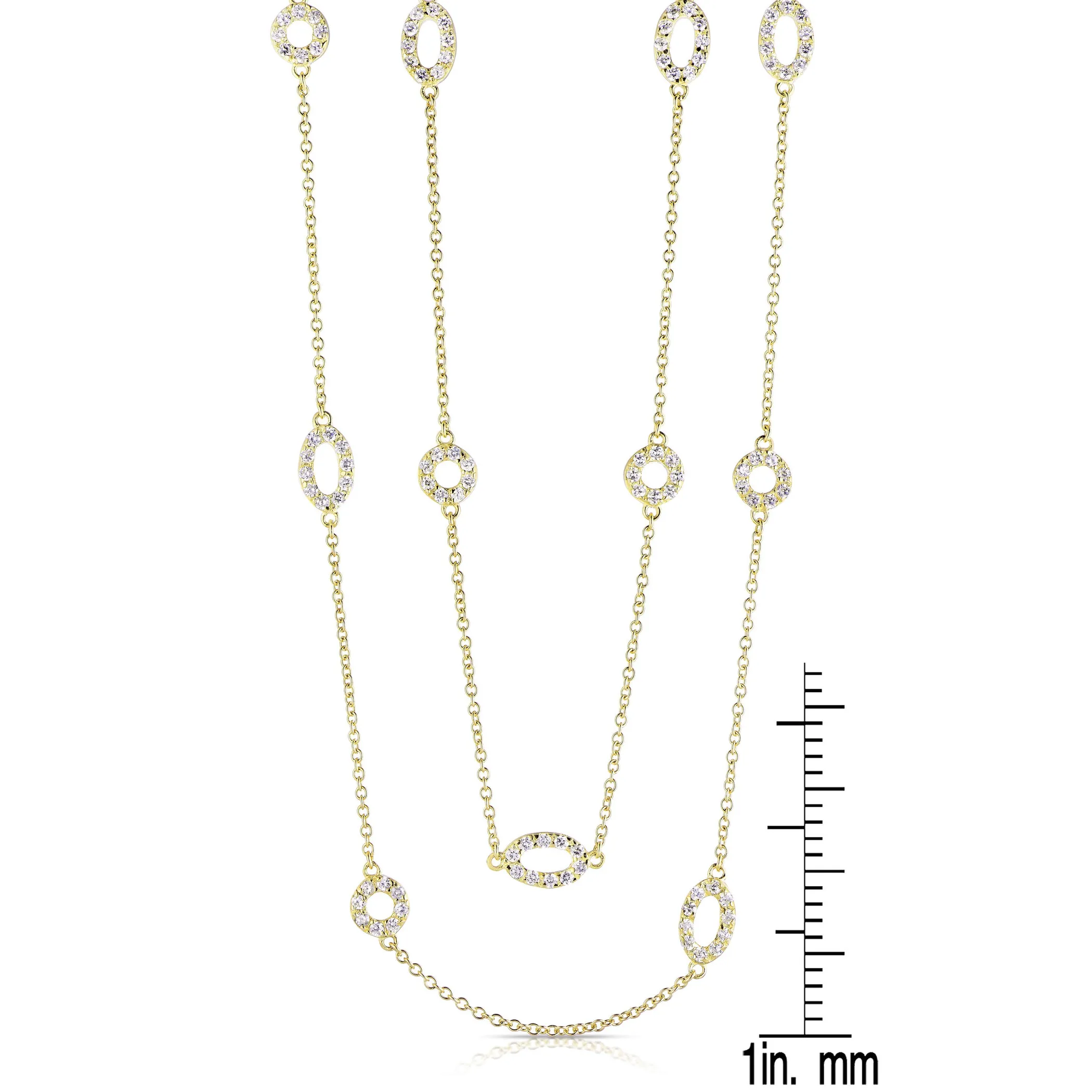 Collette Z Goldplated Sterling Silver Cubic Zirconia Necklace