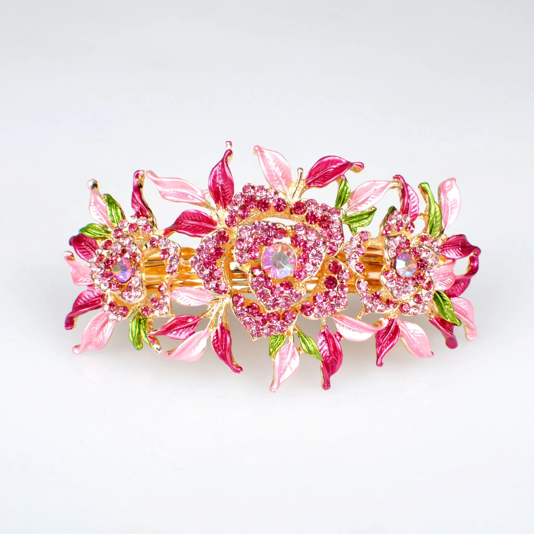 Crystal Hair Clip Large Rose - Featured in The Lady Magazine