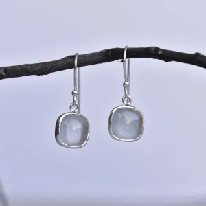 Cushion Conquer - Aquamarine Earrings