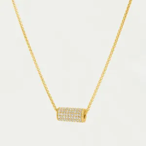 Dean Davidson Petit Pavé Mini Tube Necklace