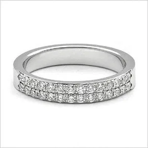 Double Row Diamonds Band .25ct