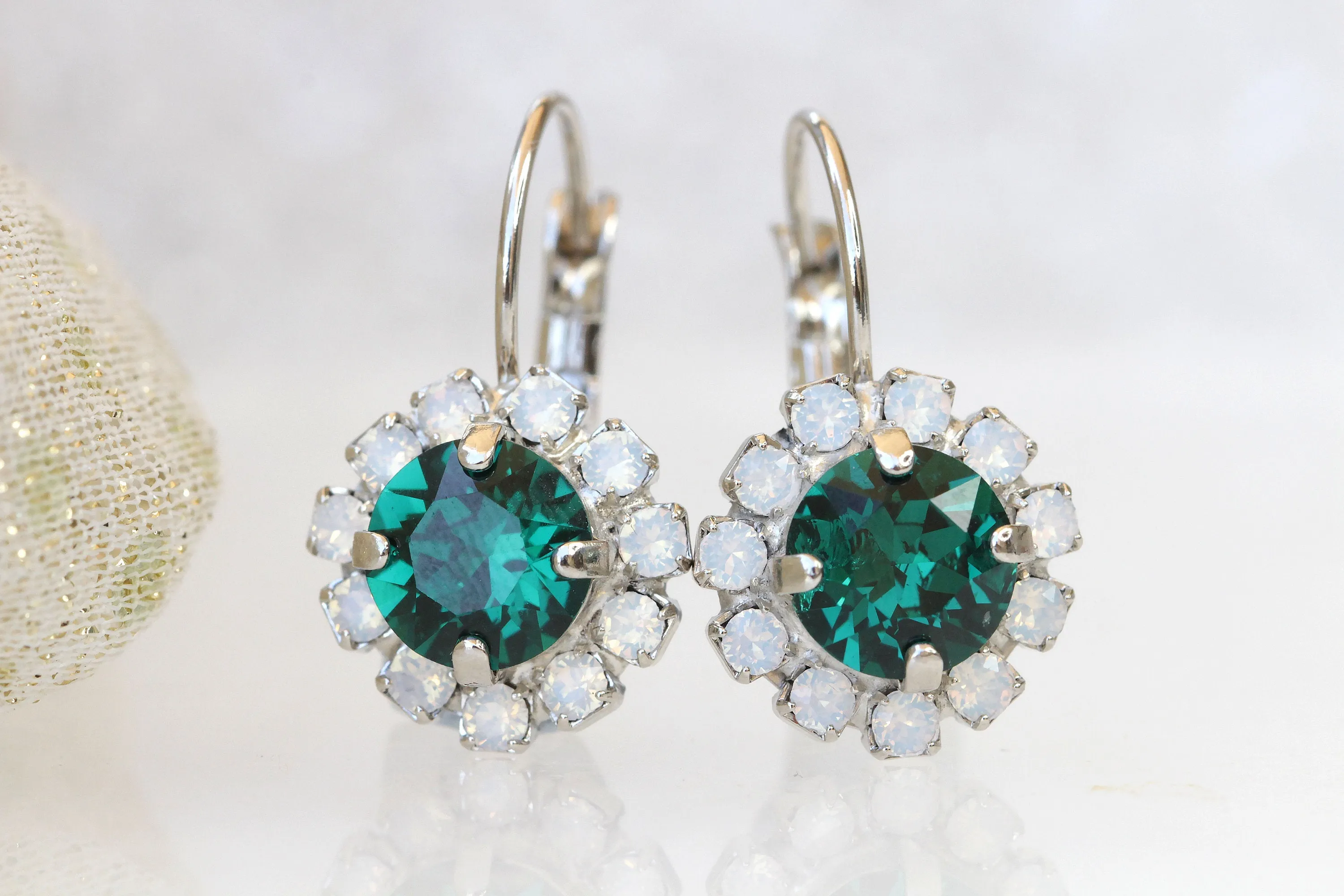 EMERALD OPAL EARRINGS