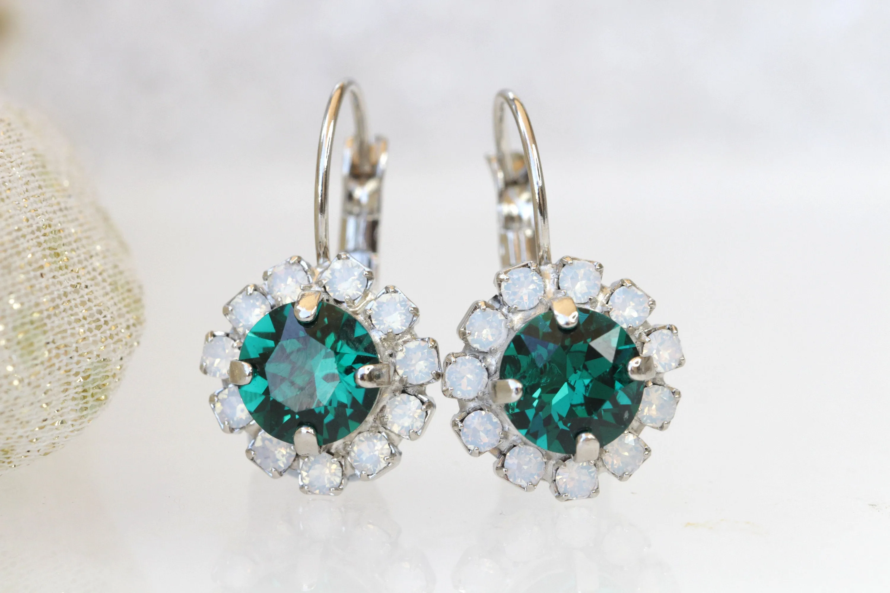 EMERALD OPAL EARRINGS