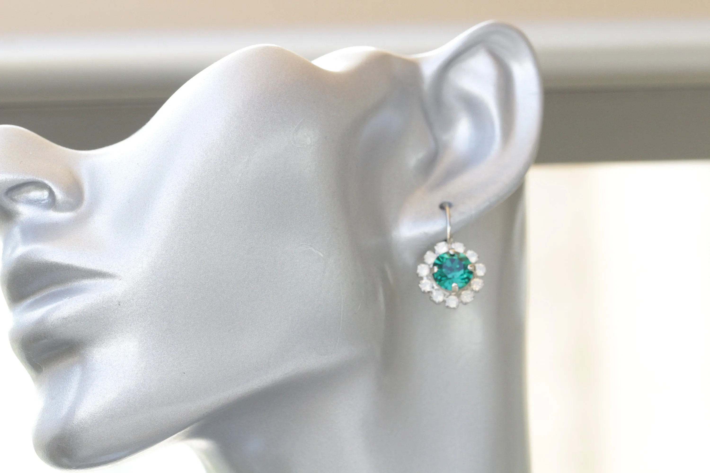 EMERALD OPAL EARRINGS