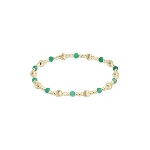 Enewton Dignity Sincerity Pattern 4mm Bead Bracelet- Green Onyx