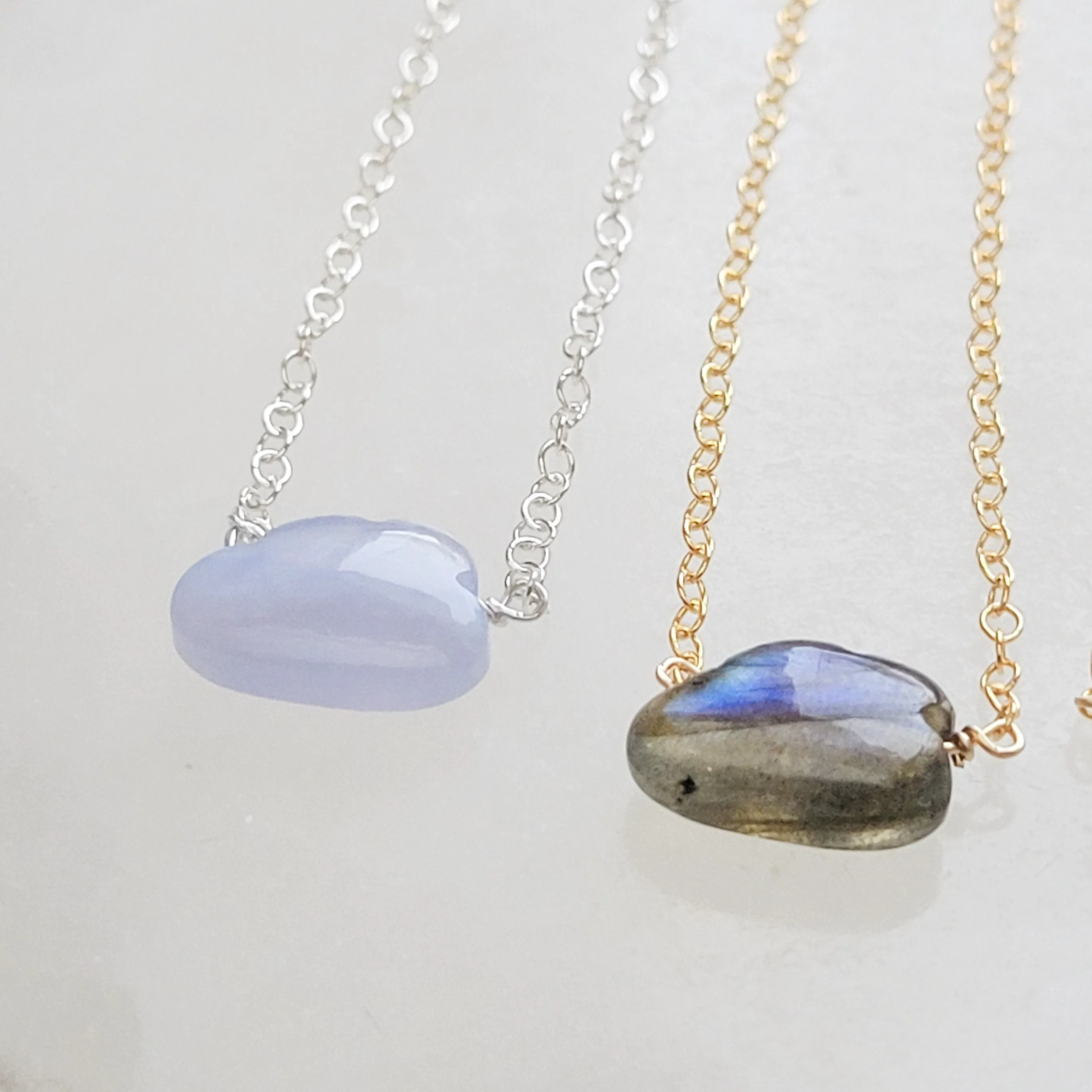 Gemstone Cloud Necklace