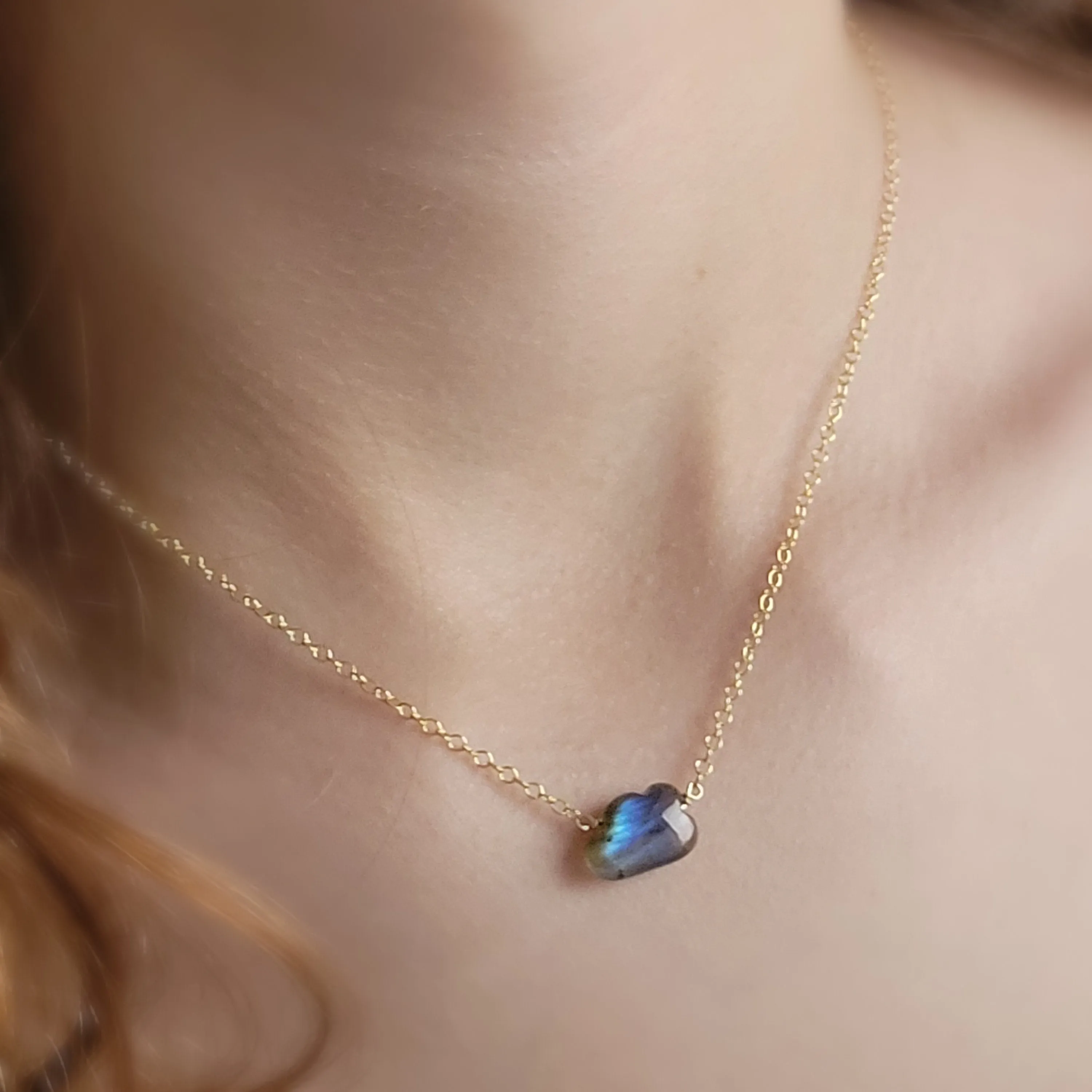 Gemstone Cloud Necklace